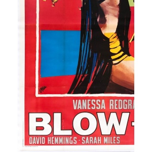 Blow-Up Original 1967 Italian Giant 4 Foglio Film Movie Poster, Brini