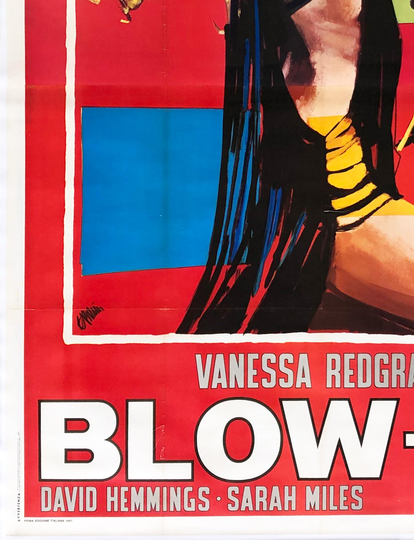 Blow-Up Original 1967 Italian Giant 4 Foglio Film Movie Poster, Brini