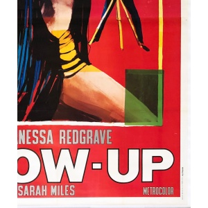 Blow-Up Original 1967 Italian Giant 4 Foglio Film Movie Poster, Brini