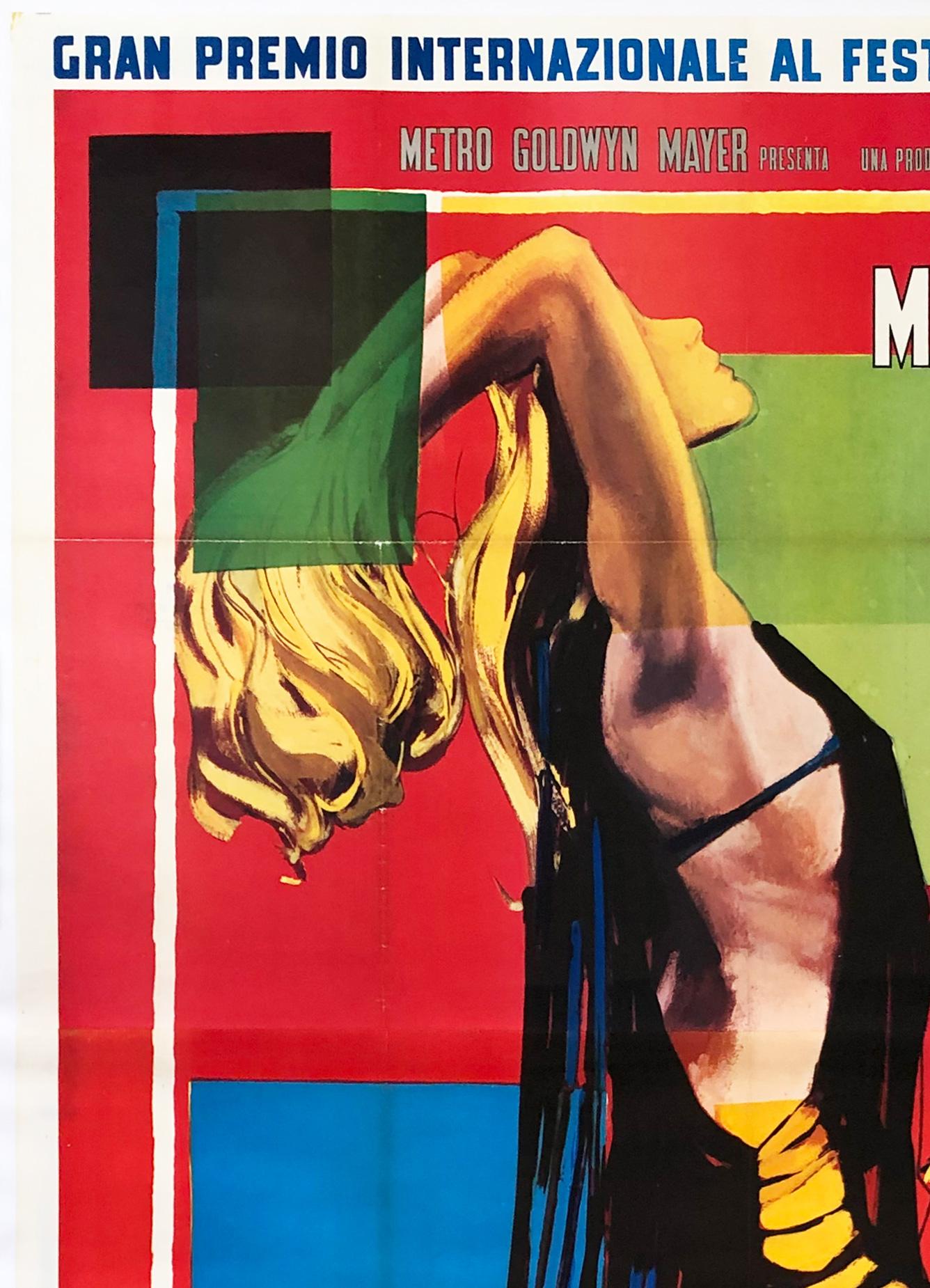 Blow-Up Original 1967 Italian Giant 4 Foglio Film Movie Poster, Brini