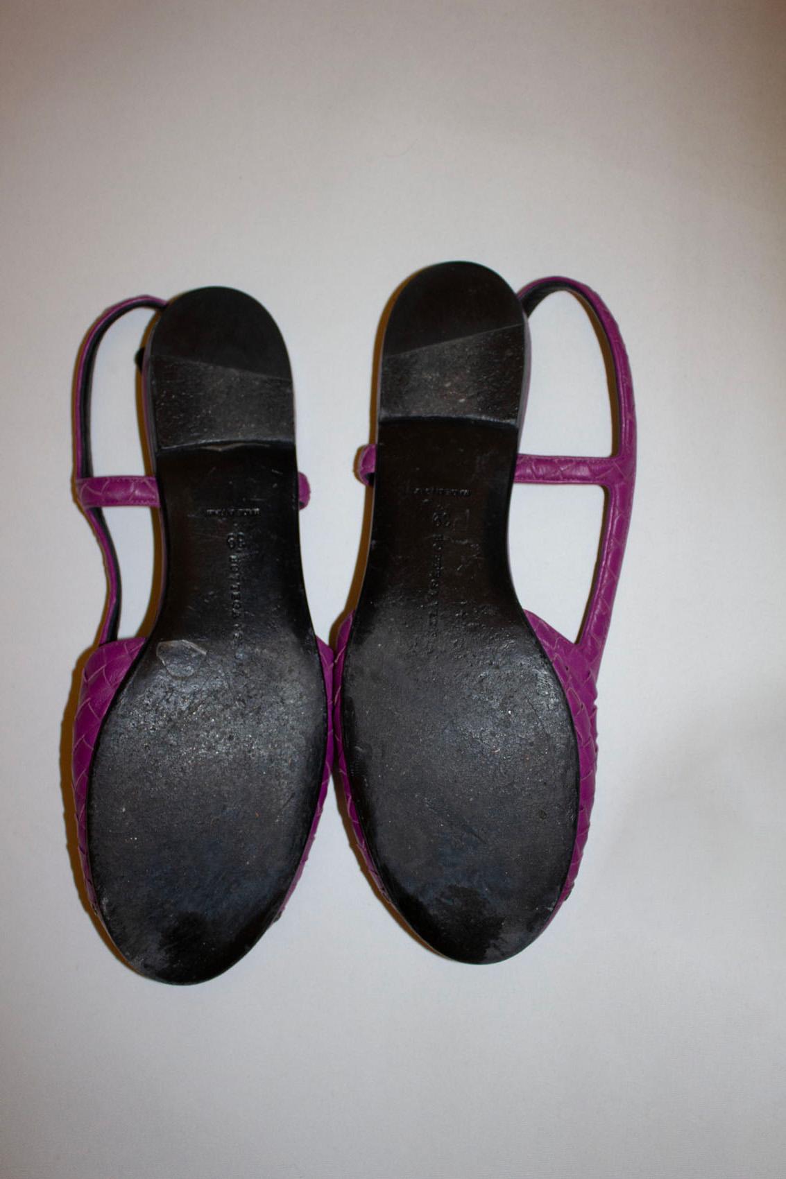 Bottega Veneta Vintage Magenta Shoes