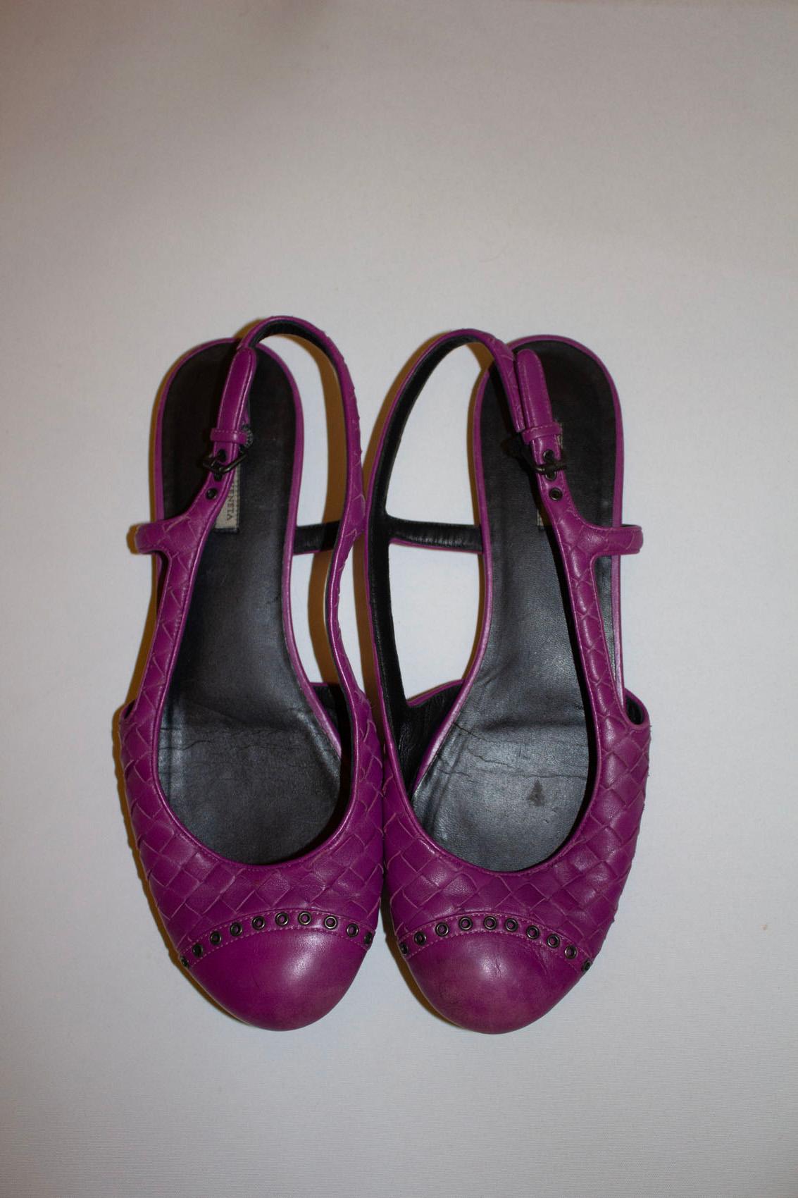 Bottega Veneta Vintage Magenta Shoes