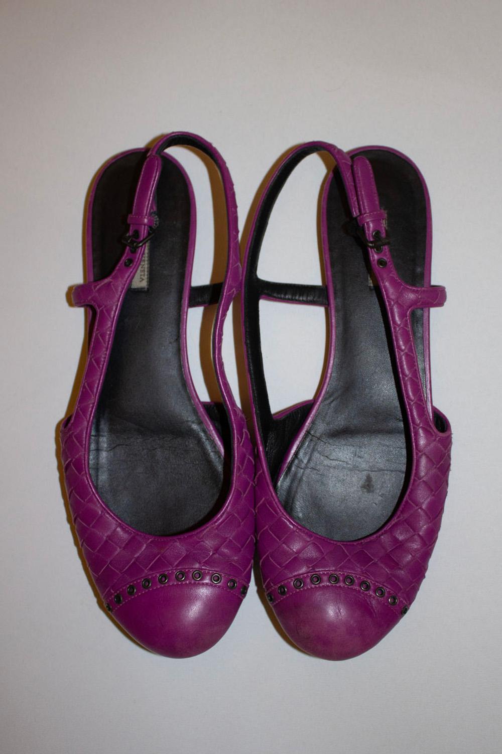 Bottega Veneta Vintage Magenta Shoes