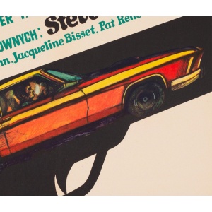 Bullitt 1971 Polish A1 Film Movie Poster, Stachurski