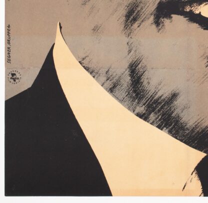 Bullitt 1977 East German Film Movie Poster, Segner, Linen Backed