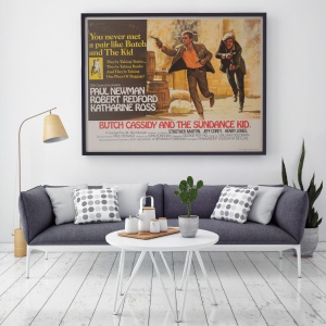 Butch Cassidy and the Sundance Kid UK Film Movie Poster, Tom Beauvais, 1969