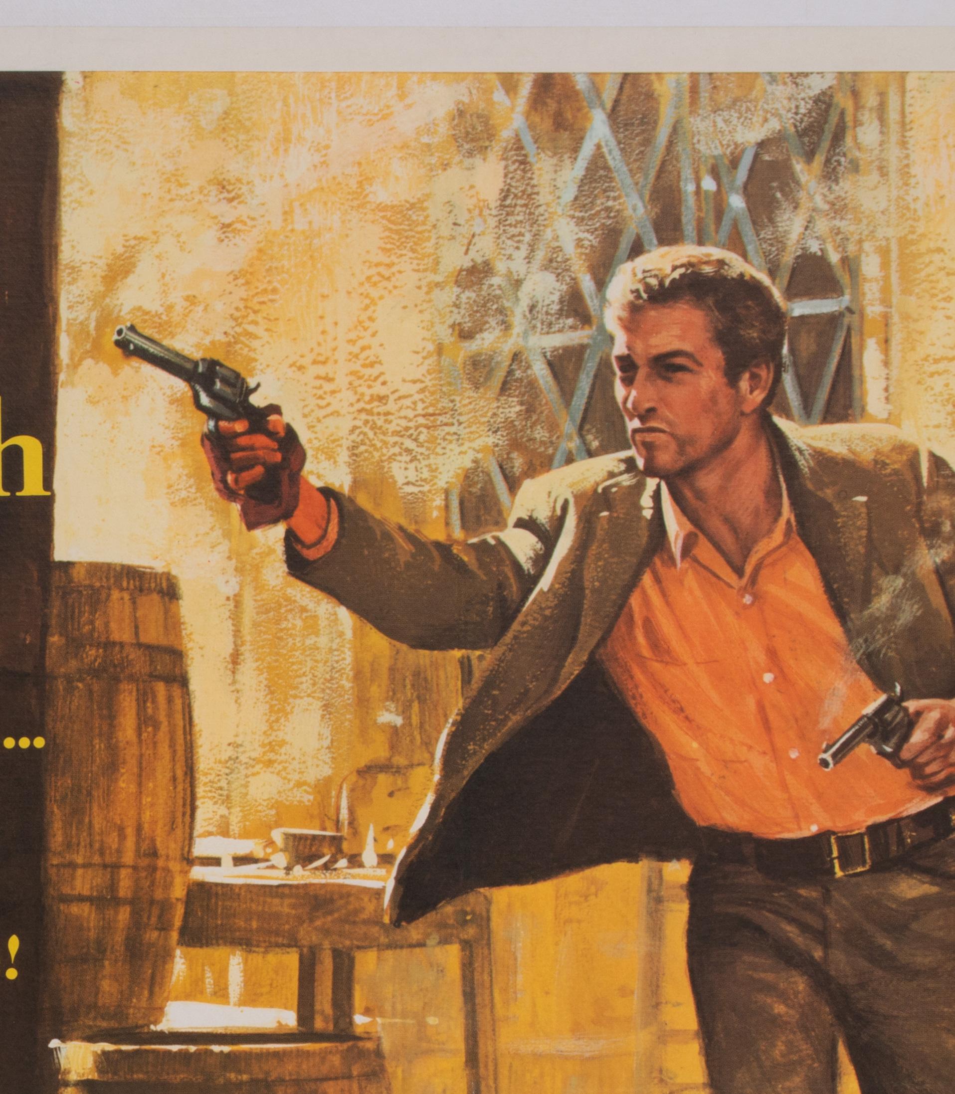 Butch Cassidy and the Sundance Kid UK Film Movie Poster, Tom Beauvais, 1969