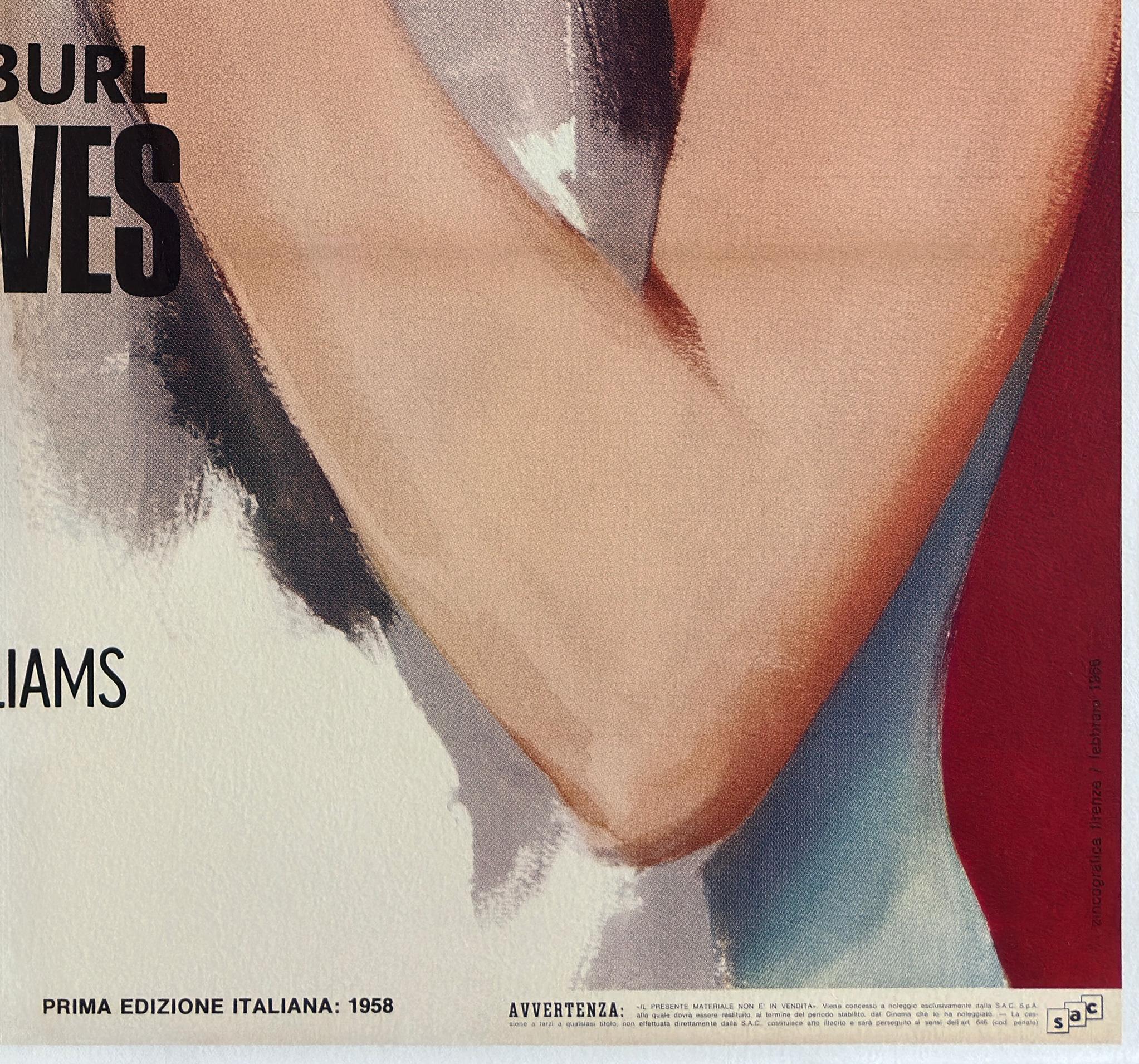 Cat on a Hot Tin Roof R1966 Italian 2 Foglio Film Movie Poster, Silvano Campeggi
