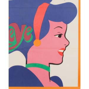 Cinderella Original Large Czech Film Poster, Karel Vaca, 1970