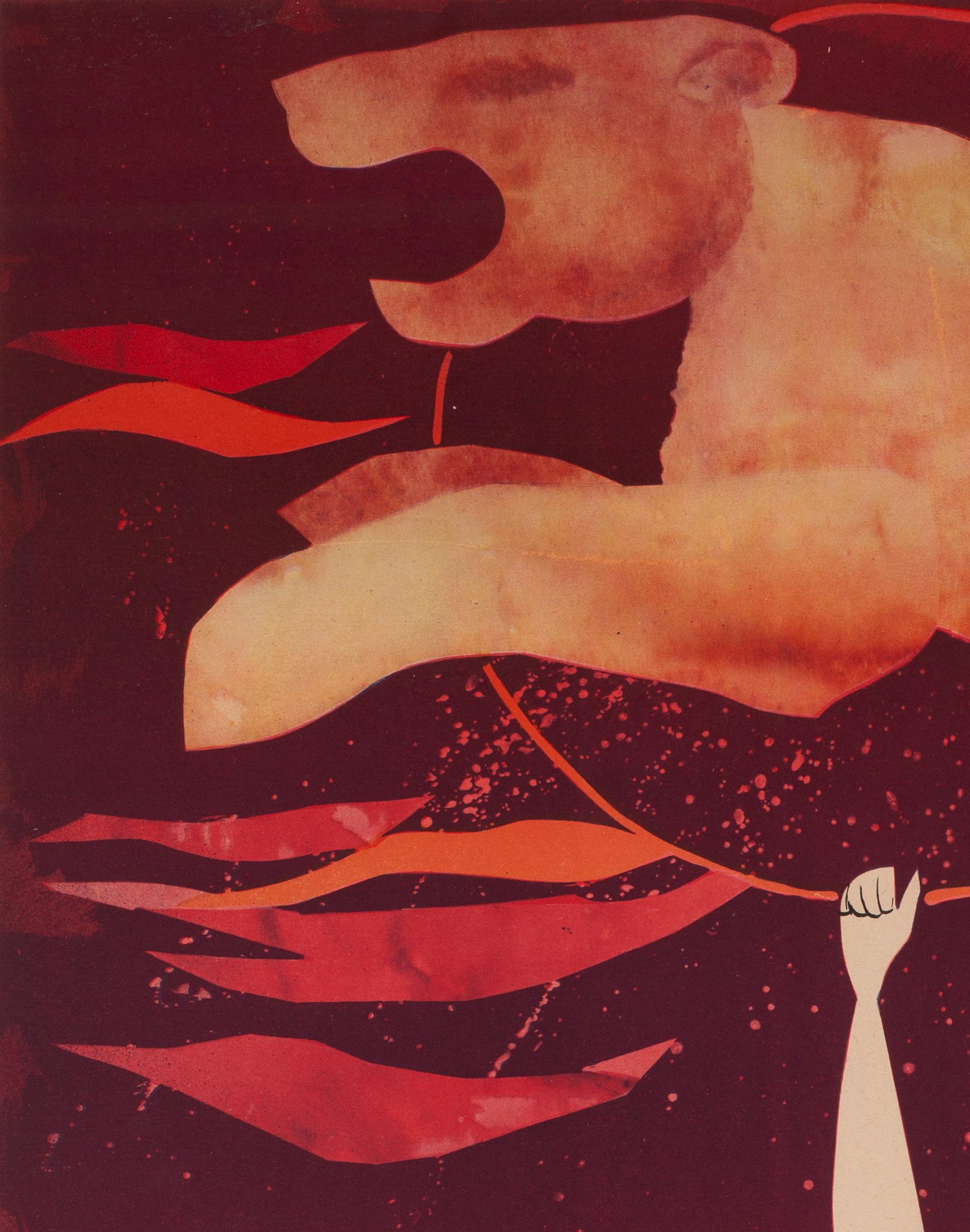 CYRK Lion Tamer 1960s Polish Circus Poster, Srokowski