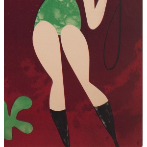 CYRK Lion Tamer 1960s Polish Circus Poster, Srokowski