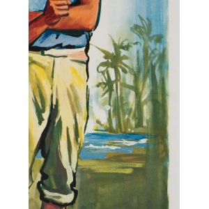Dr No Original French James Bond Film Poster, Boris Grinsson, 1963