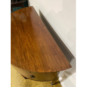 Edwardian Mahogany Inlaid Demi Lune Sideboard