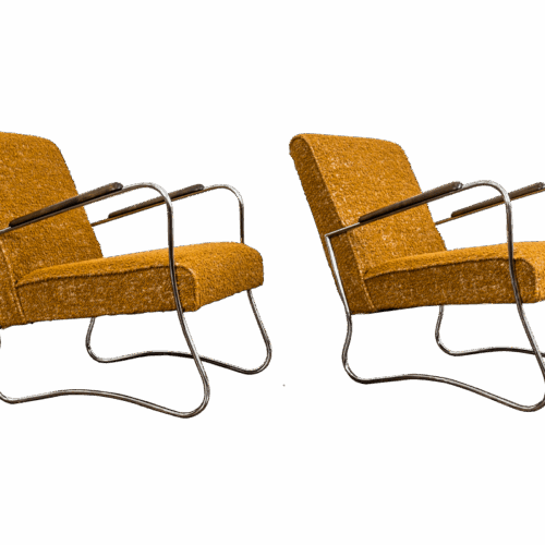 Pair Of Mid Century Armchairs From Fabryka Mebli Wschód Zadziele, 1950s