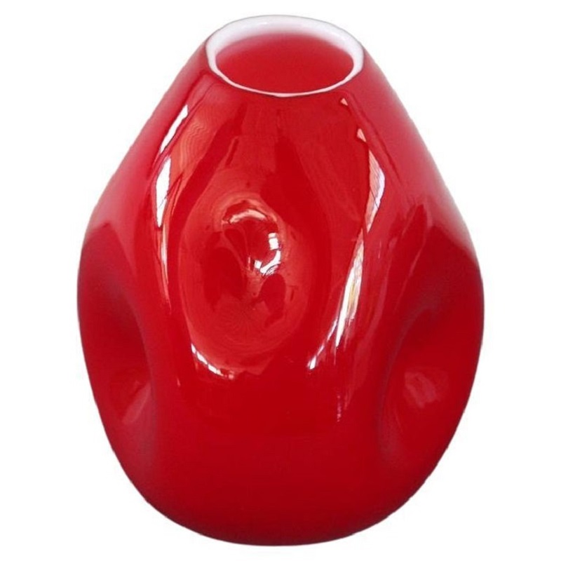 Red Vase in Murano Art Glass, 1970s
