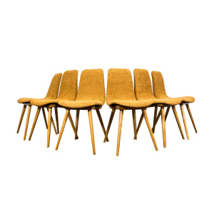 Set Of 6 Chairs Model A 6150 From Zakłady Mebli Giętych – Radomsko (Fameg), 1960s