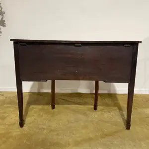 Edwardian Mahogany Inlaid Demi Lune Sideboard
