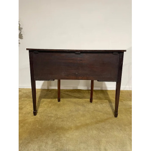 Edwardian Mahogany Inlaid Demi Lune Sideboard