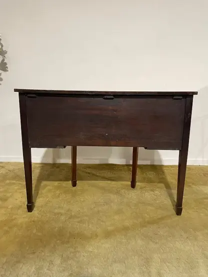 Edwardian Mahogany Inlaid Demi Lune Sideboard - Image 4