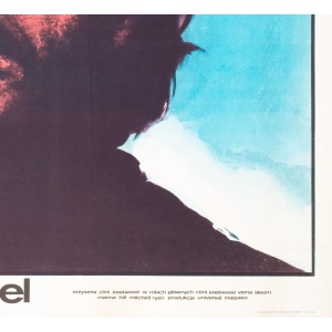 High Plains Drifter 1975 Polish Film Movie Poster, Freudenreich, Clint Eastwood