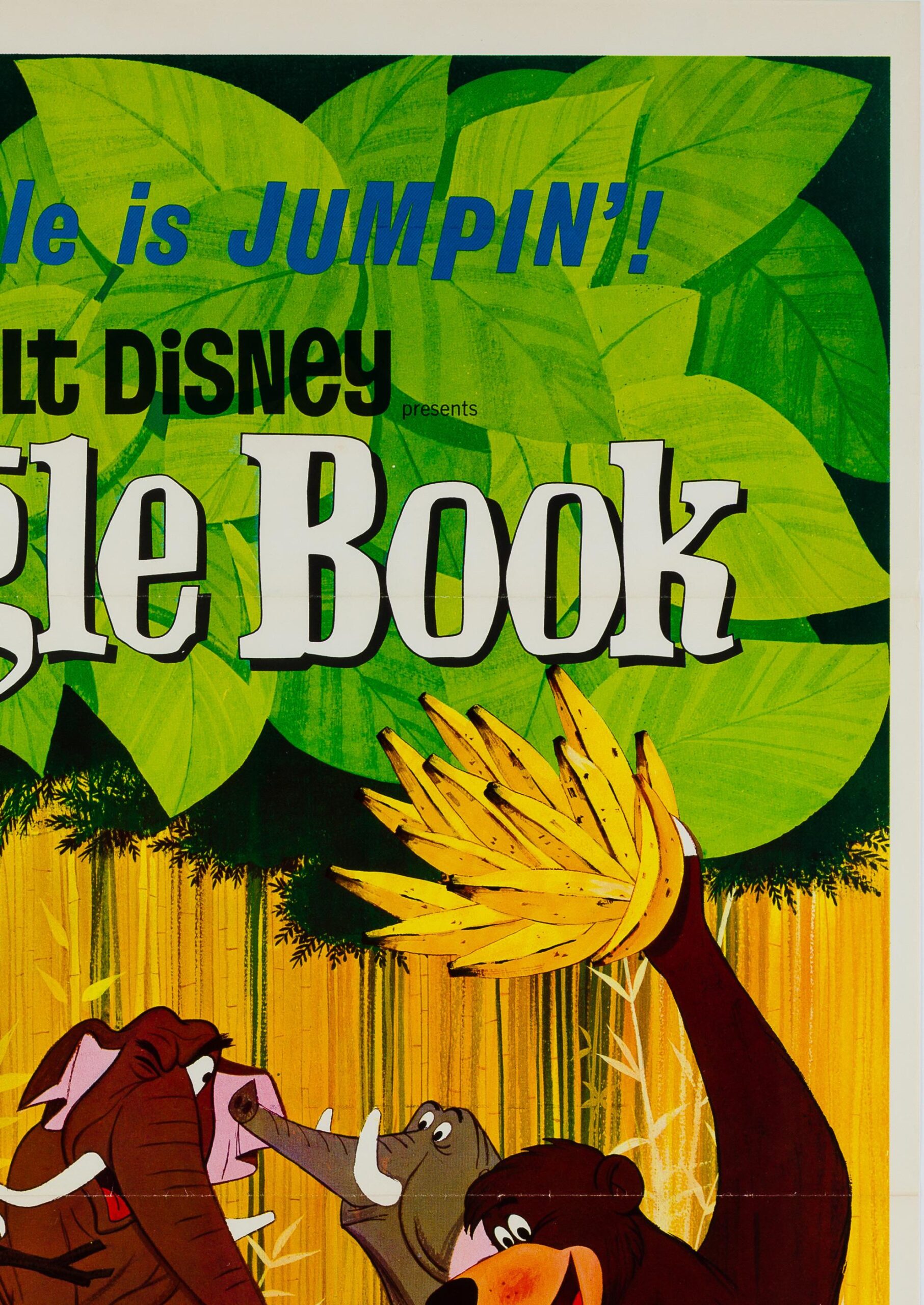 Jungle Book Original US Film Poster, 1967