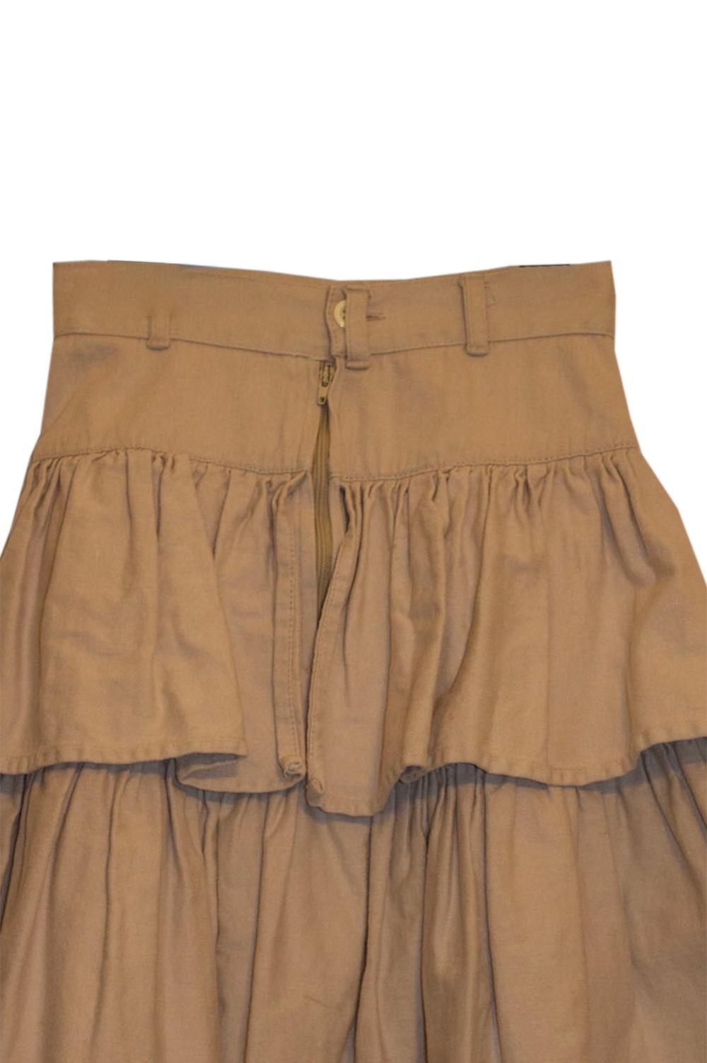 Katherine Hamnett London White Cotton Mini Skirt