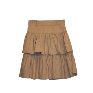 Katherine Hamnett London White Cotton Mini Skirt