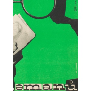 League of Gentlemen Original Czech Film Poster Milan Grygar, 1964