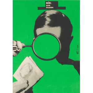 League of Gentlemen Original Czech Film Poster Milan Grygar, 1964