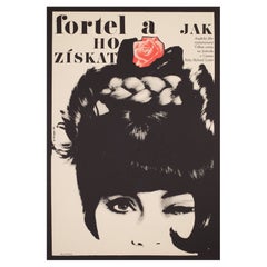 League of Gentlemen Original Czech Film Poster Milan Grygar, 1964