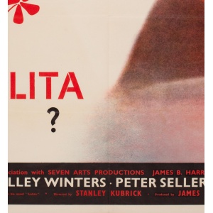 Lolita 1962 UK Quad Film Movie Poster