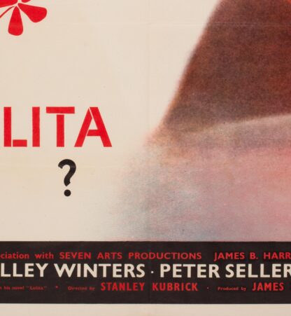 Lolita 1962 UK Quad Film Movie Poster