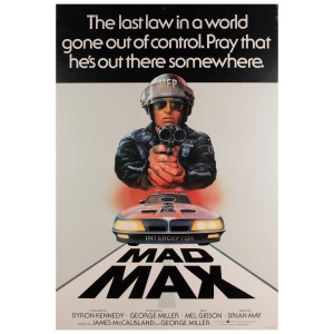 "Mad Max", 1979 UK 1 Sheet Film Poster