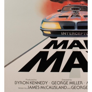 "Mad Max", 1979 UK 1 Sheet Film Poster