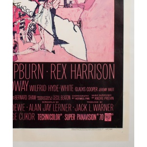 'My Fair Lady' 1964 US 1 Sheet Film Poster, Peak