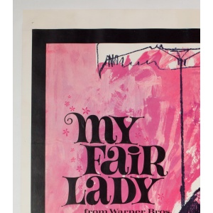 'My Fair Lady' 1964 US 1 Sheet Film Poster, Peak