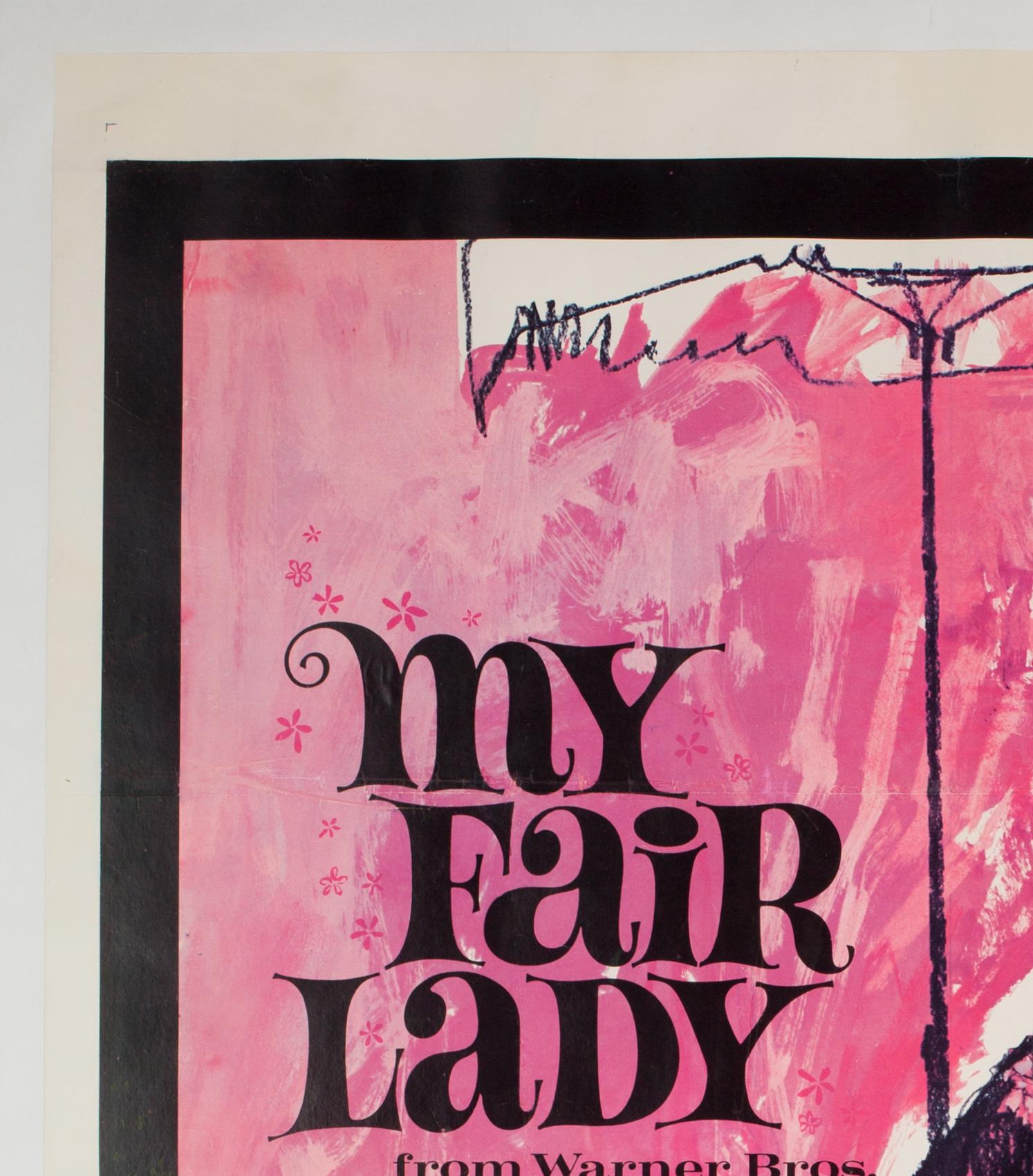 'My Fair Lady' 1964 US 1 Sheet Film Poster, Peak
