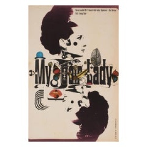 'My Fair Lady' 1964 US 1 Sheet Film Poster, Peak