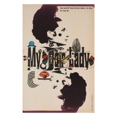 'My Fair Lady' 1964 US 1 Sheet Film Poster, Peak
