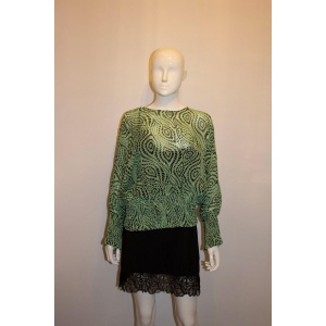 Peppermint Green and Black top by Essential Antwerp