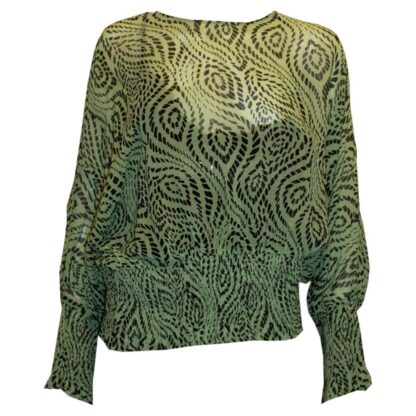 Peppermint Green and Black top by Essential Antwerp