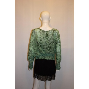 Peppermint Green and Black top by Essential Antwerp