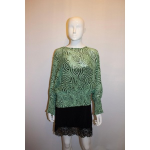 Peppermint Green and Black top by Essential Antwerp