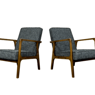 Pair Of 04 B Armchairs, Bydgoskie Furniture Factories 1960's