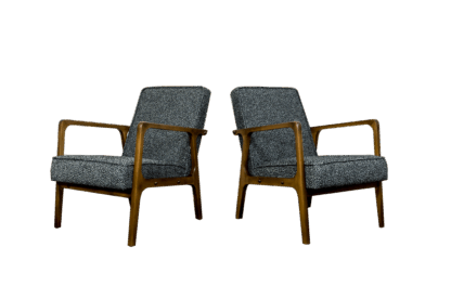 Pair Of 04 B Armchairs, Bydgoskie Furniture Factories 1960's