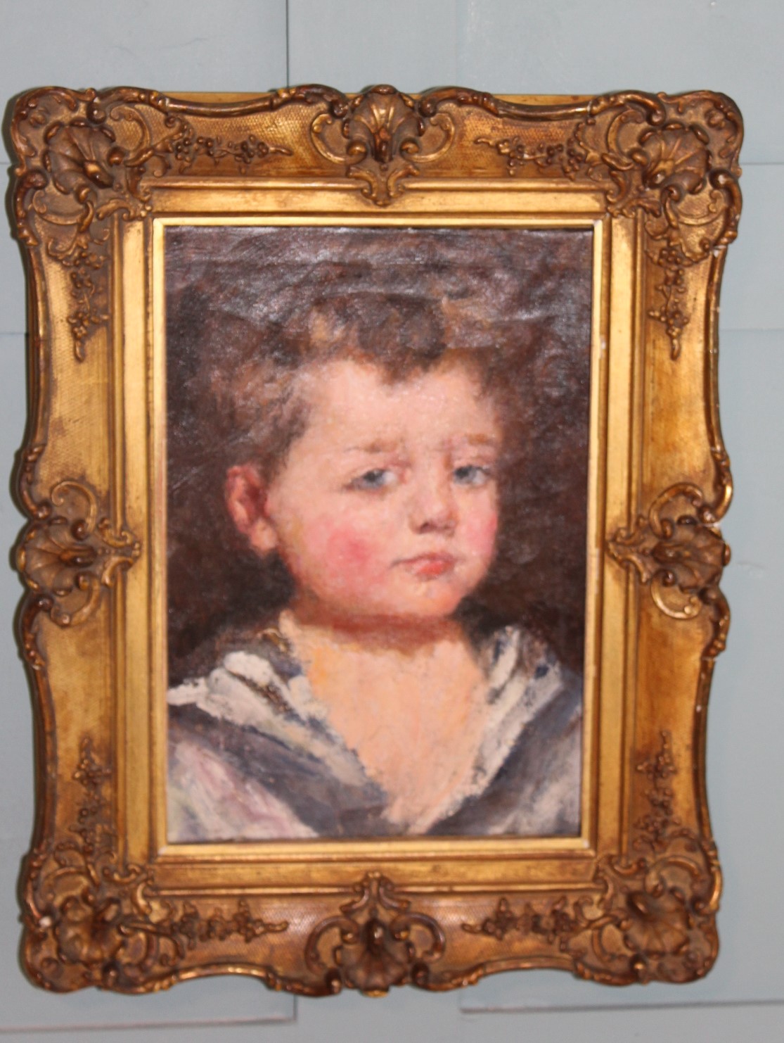 Robert Henri Cozad oil on canvas Sailor Boy Mick
