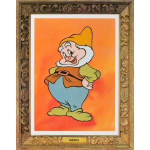 Snow White and the Seven Dwarfs, US Film Lobby Cards Posters, R1975 Disney