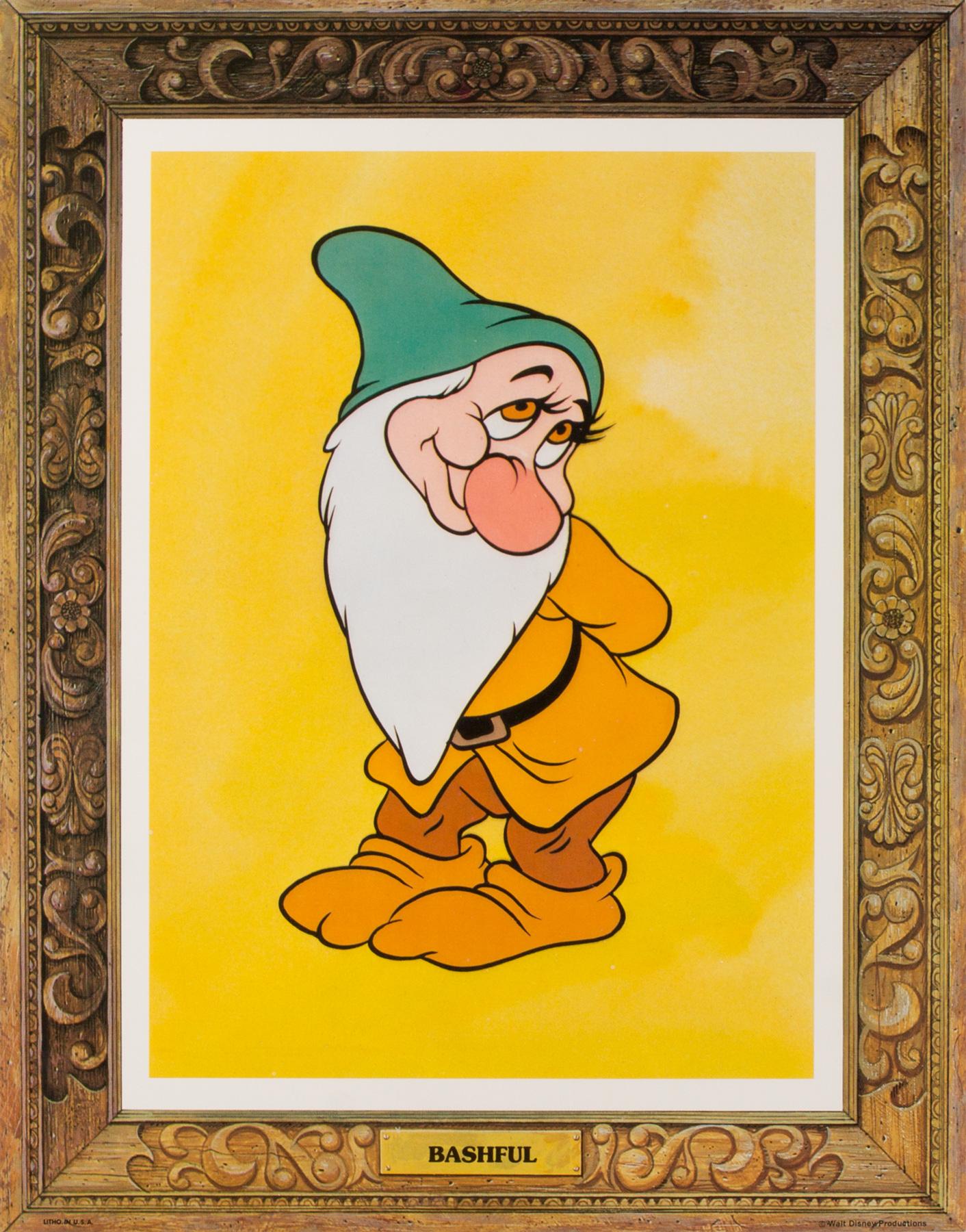 Snow White and the Seven Dwarfs, US Film Lobby Cards Posters, R1975 Disney