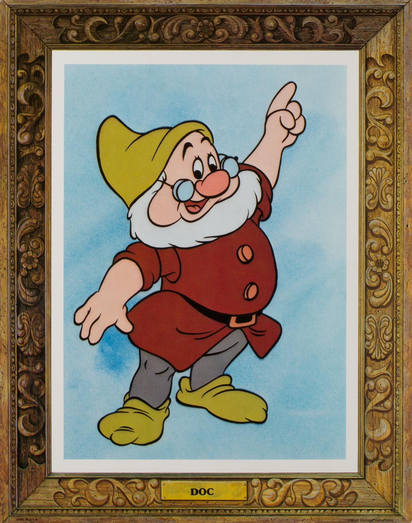 Snow White and the Seven Dwarfs, US Film Lobby Cards Posters, R1975 Disney