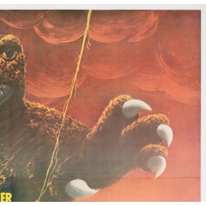 Son of Godzilla 1967 Japanese Export Film Movie Poster, Linen Backed